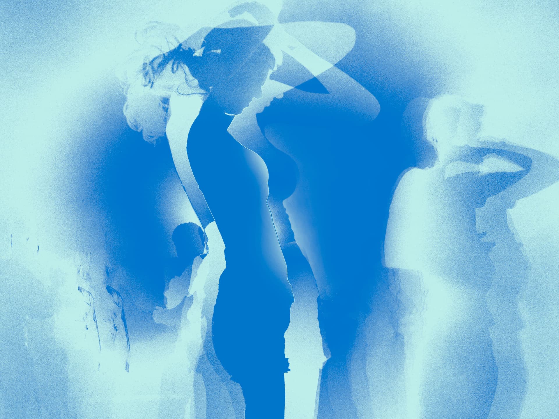 No Ordinary Duotone: Sky Blue v Mint